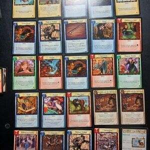 57 Harry Potter Card & 2 custom painted cup hulk & superman